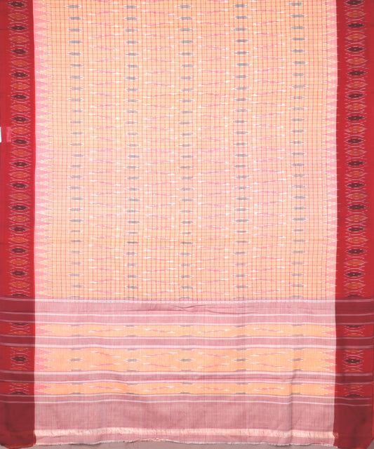 Royal yellow pochampally mercerised muthyampet cotton saree