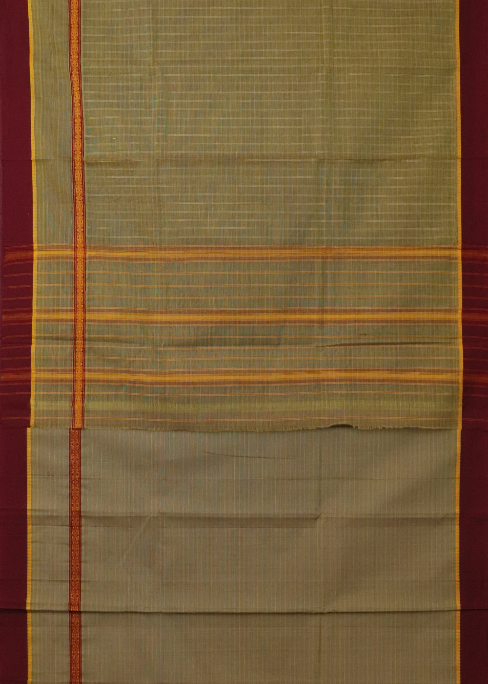 Coffee brown color handloom narayanpet cotton saree