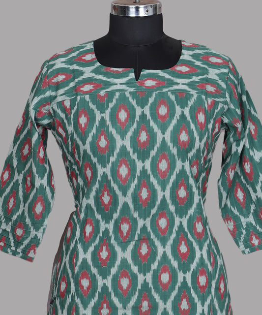 Handloom pochampally ikat long top