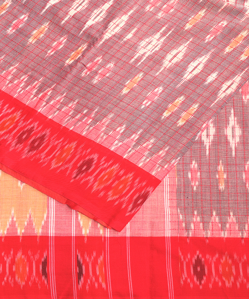 Multi-shade pochampally mercerised muthyampet cotton saree