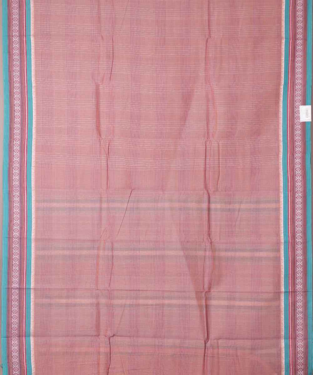 Multi-shade color handloom narayanpet cotton saree