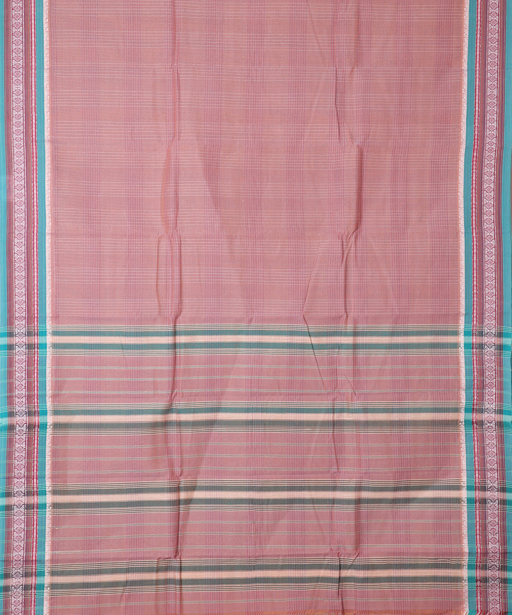 Multi-shade color handloom narayanpet cotton saree