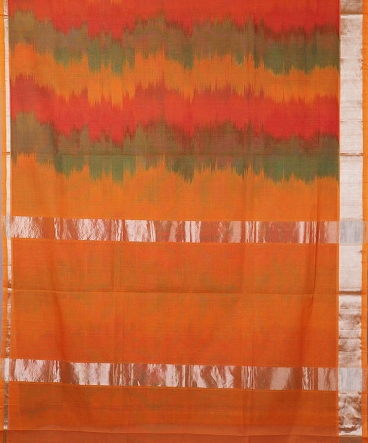 Multi-color handloom venkatagiri cotton saree