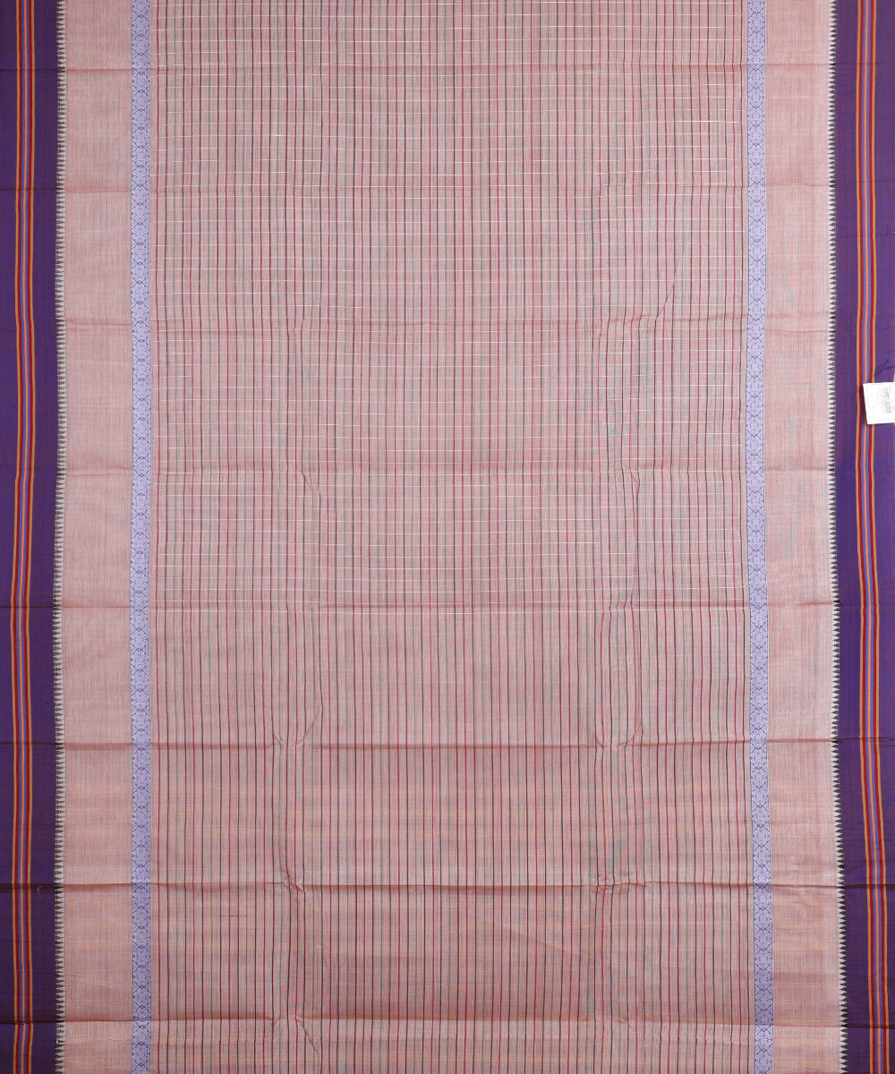 Multi-color handloom narayanpet cotton saree