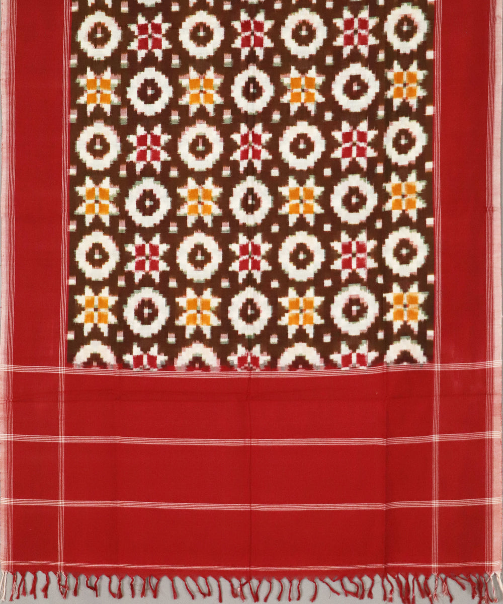 Multi-shade color handloom pochampally dupatta