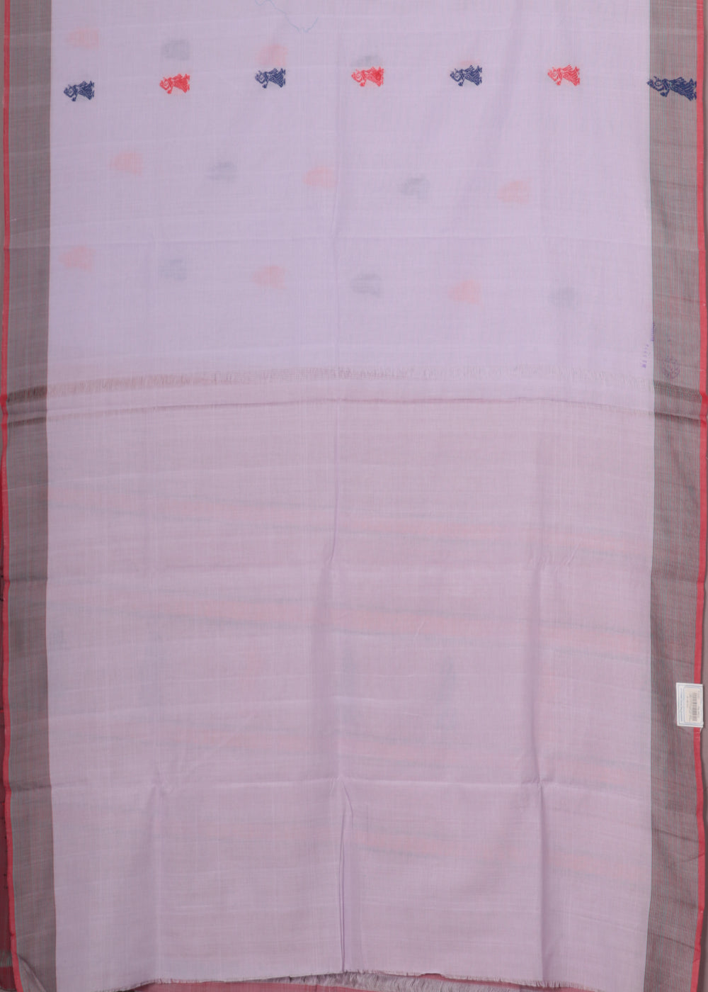 Lavender violet color gollabhama cotton saree