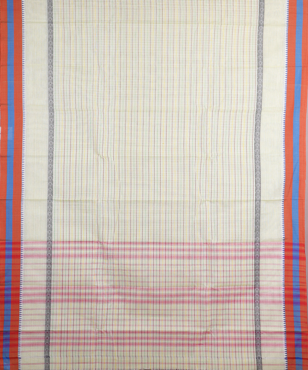 Tea green color handloom narayanpet cotton saree