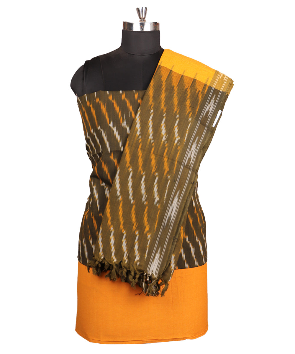 Multi-color handloom pochampally punjabi suit