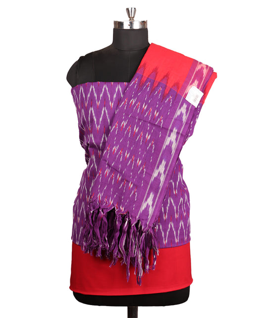 Lollipop violet color handloom pochampally punjabi suit