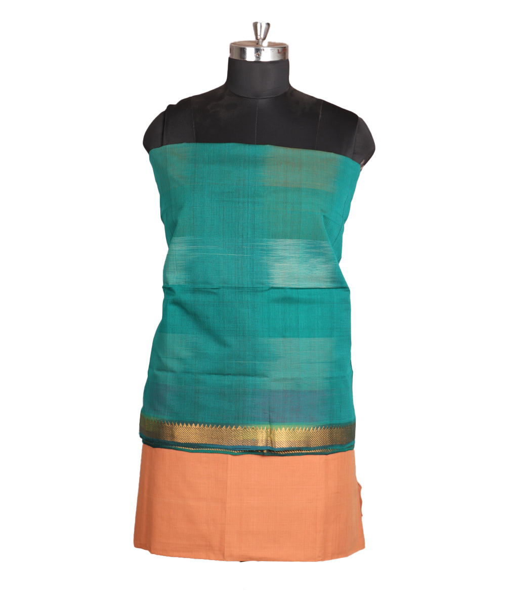 Handloom mangalagiri cotton suit