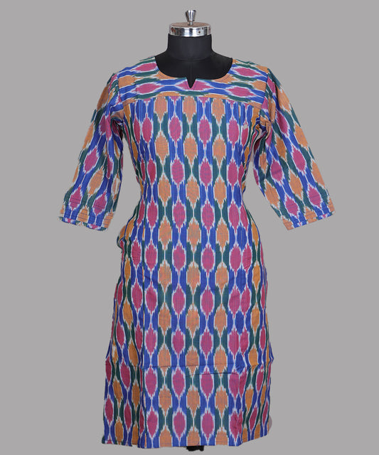 Handloom pochampally ikat long top
