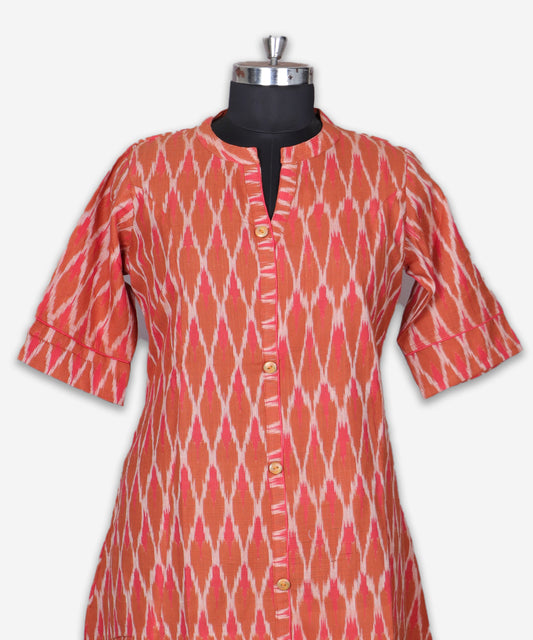 Handloom pochampally ikat long top