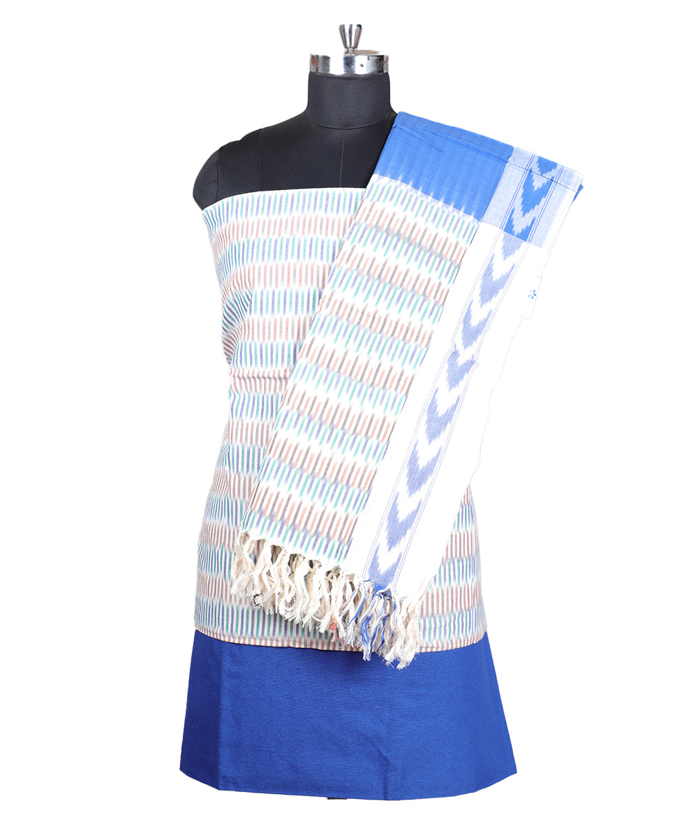 Multi-color handloom pochampally punjabi suit