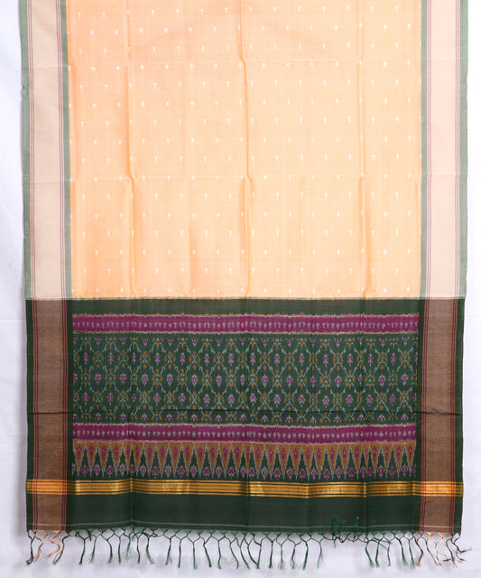 Multi-shade color handloom ikat sico dupattas