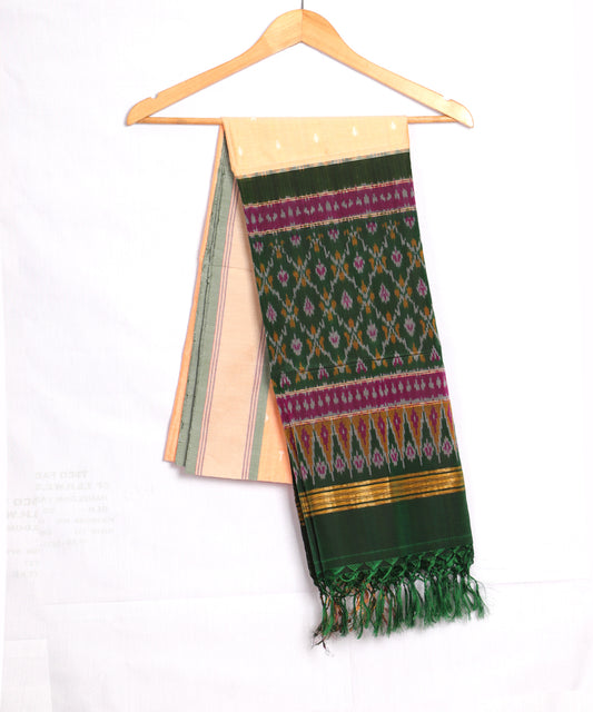 Multi-shade color handloom ikat sico dupattas