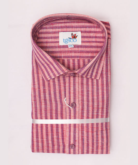 Multi-color handloom pochampally shirt
