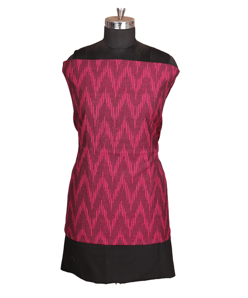 Multi-color handloom pochampally punjabi suit