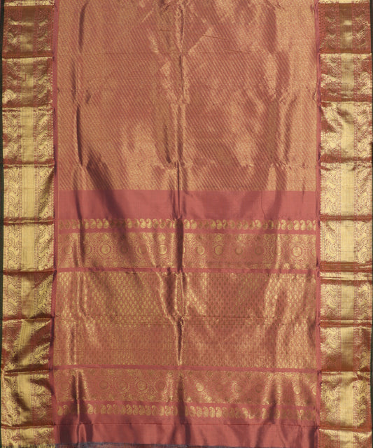 Multi-shade handllom ramappa silk saree