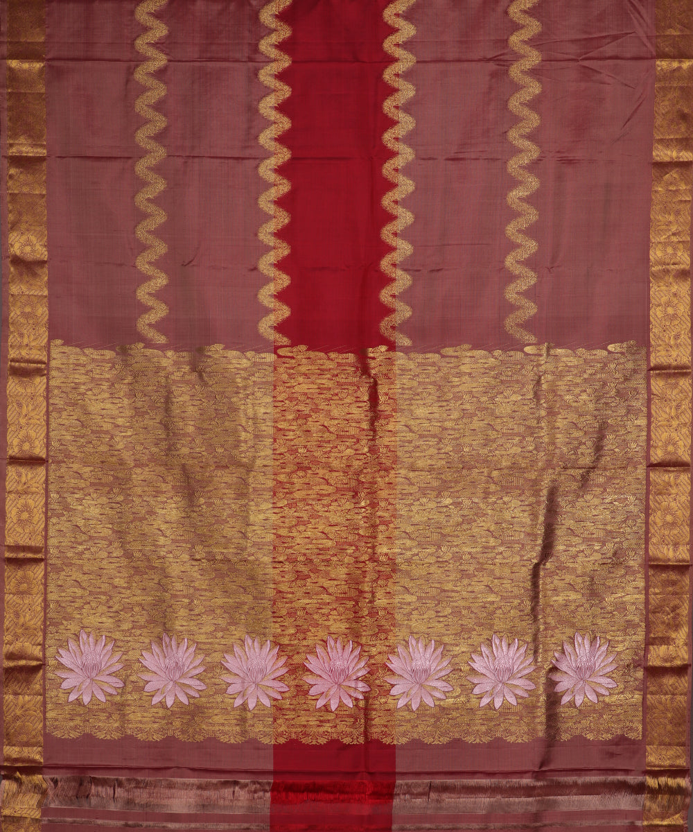 Multi-color handloom trilinga silk saree