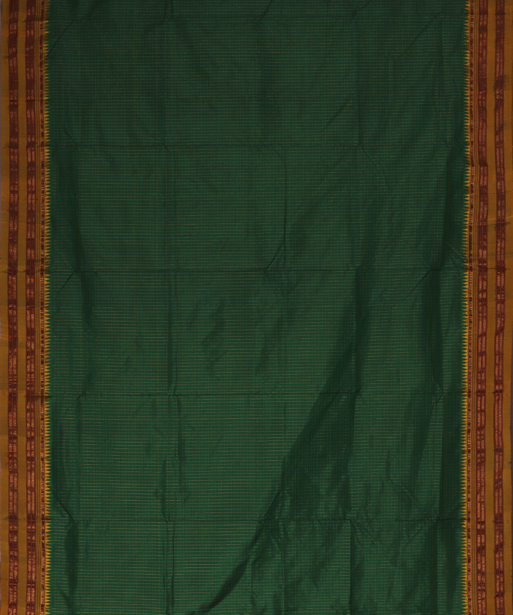 Sacramento green color narayanpet silk saree