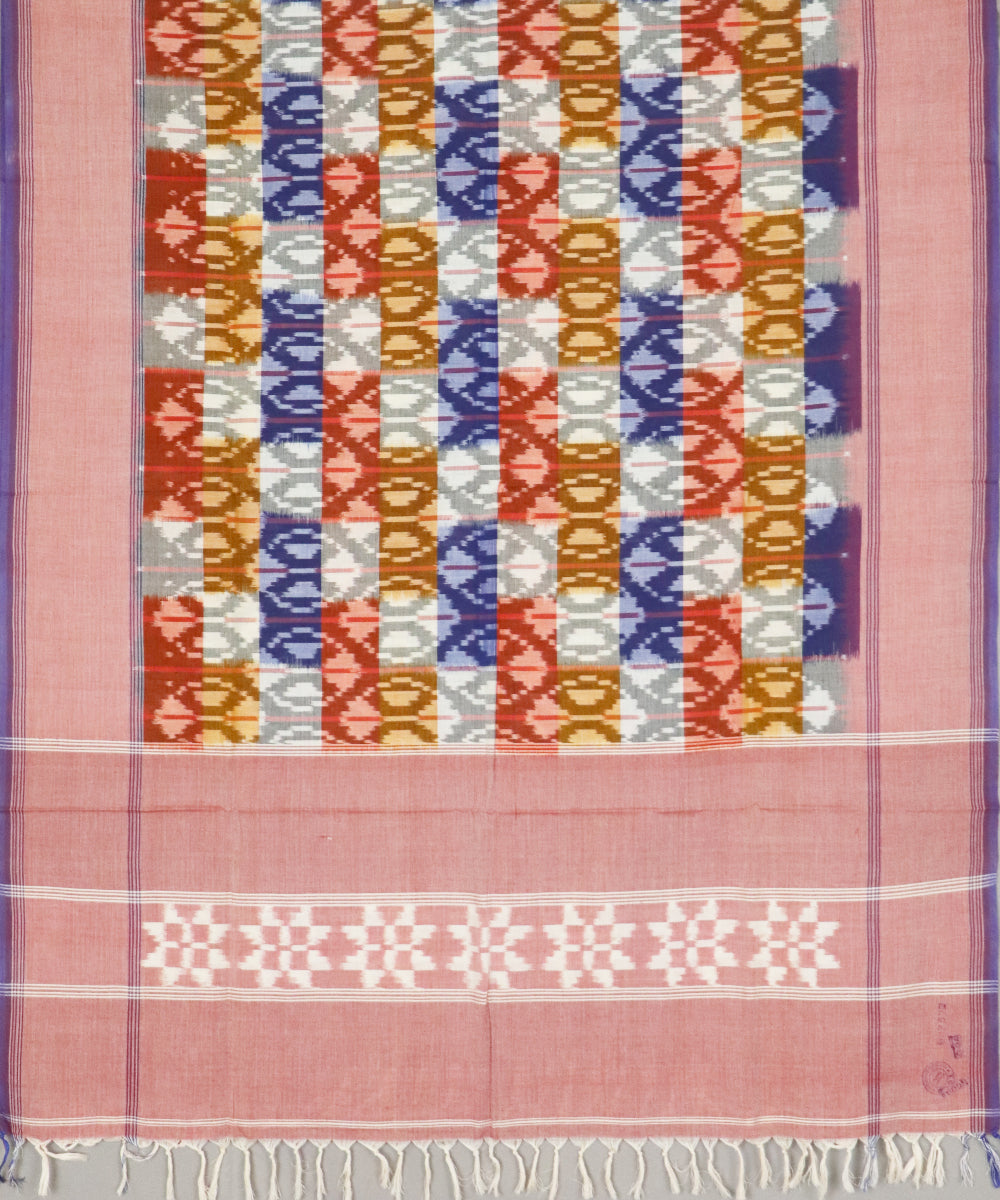 Multi-color handloom pochampally dupatta