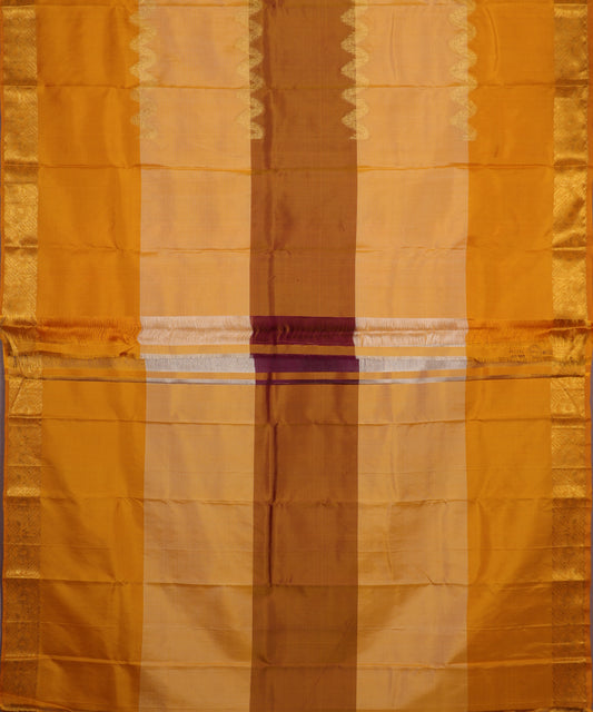 Multi-color handloom trilinga silk saree