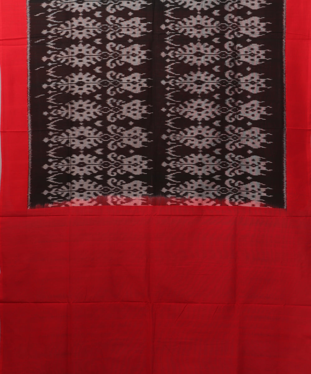 Black color pochampally cotton saree