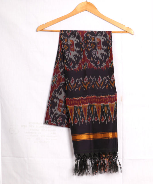 Multi-color handloom ikat sico dupattas