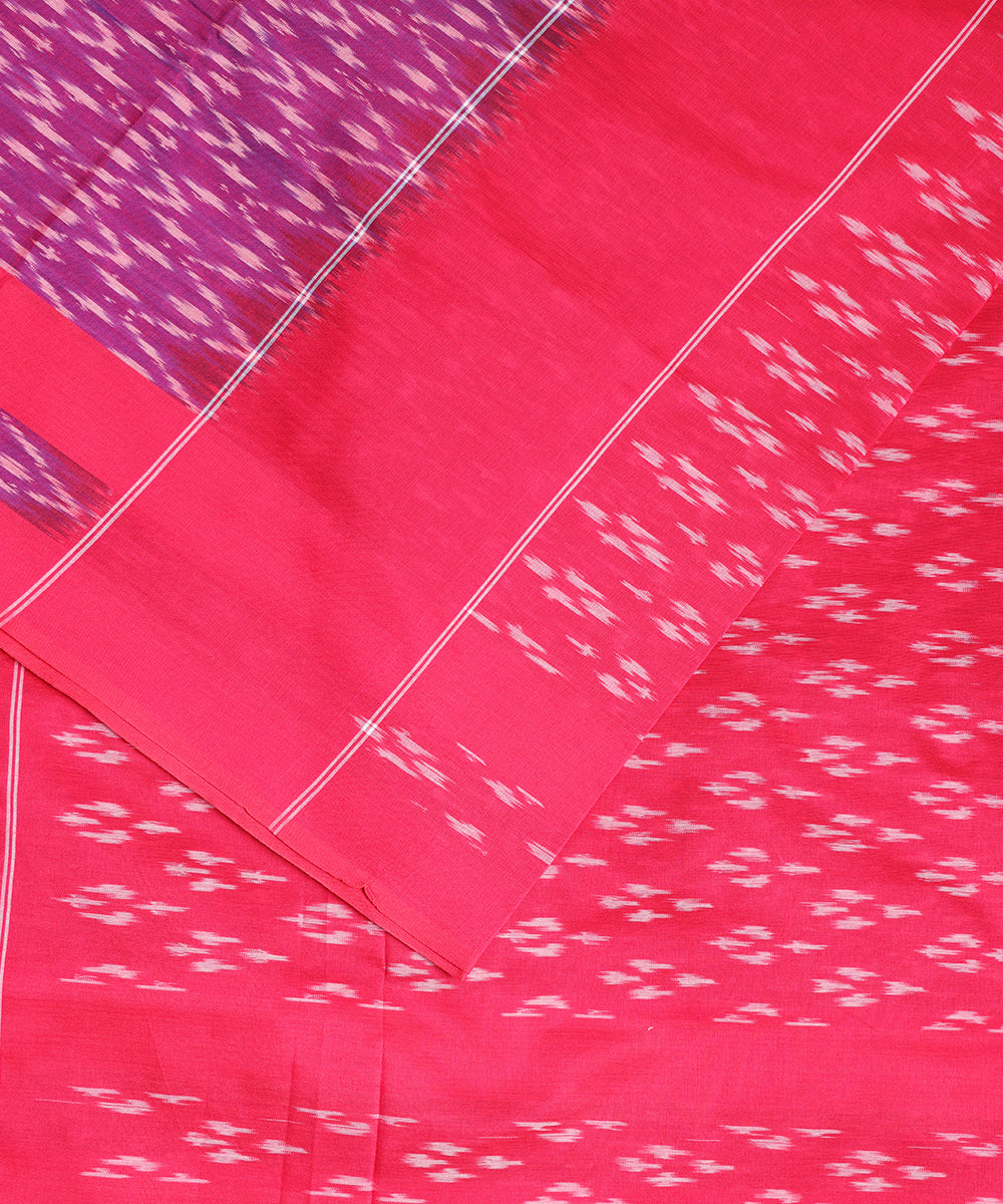 Royal shade color pochampally mercerised cotton saree