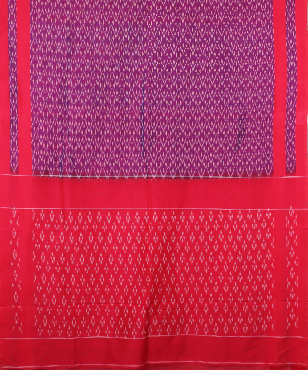 Royal shade color pochampally mercerised cotton saree