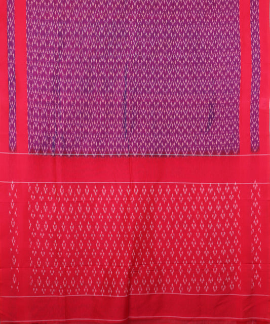 Royal shade color pochampally mercerised cotton saree