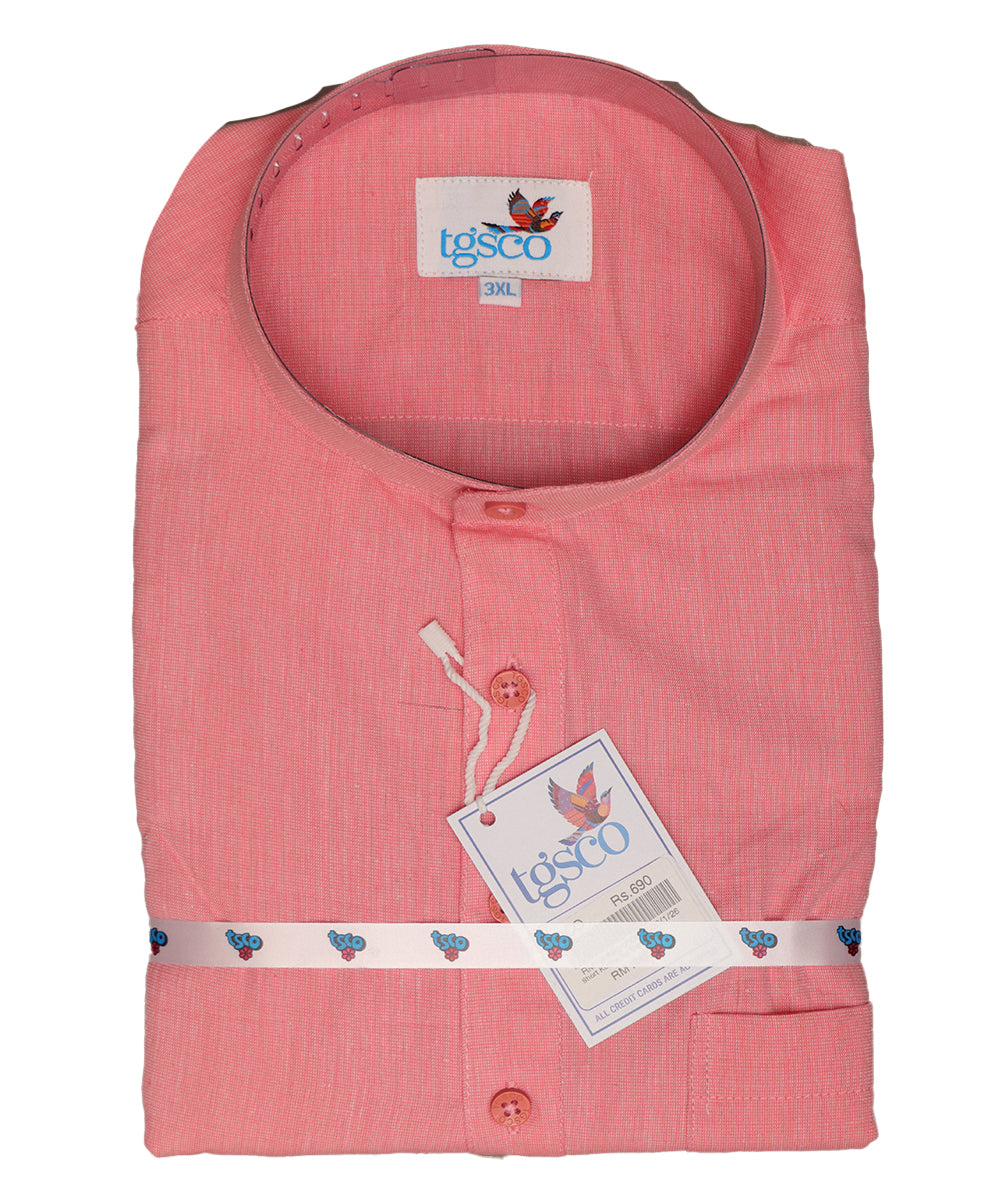 Handloom Men’s Khadi Short Kurta – Half Sleeves