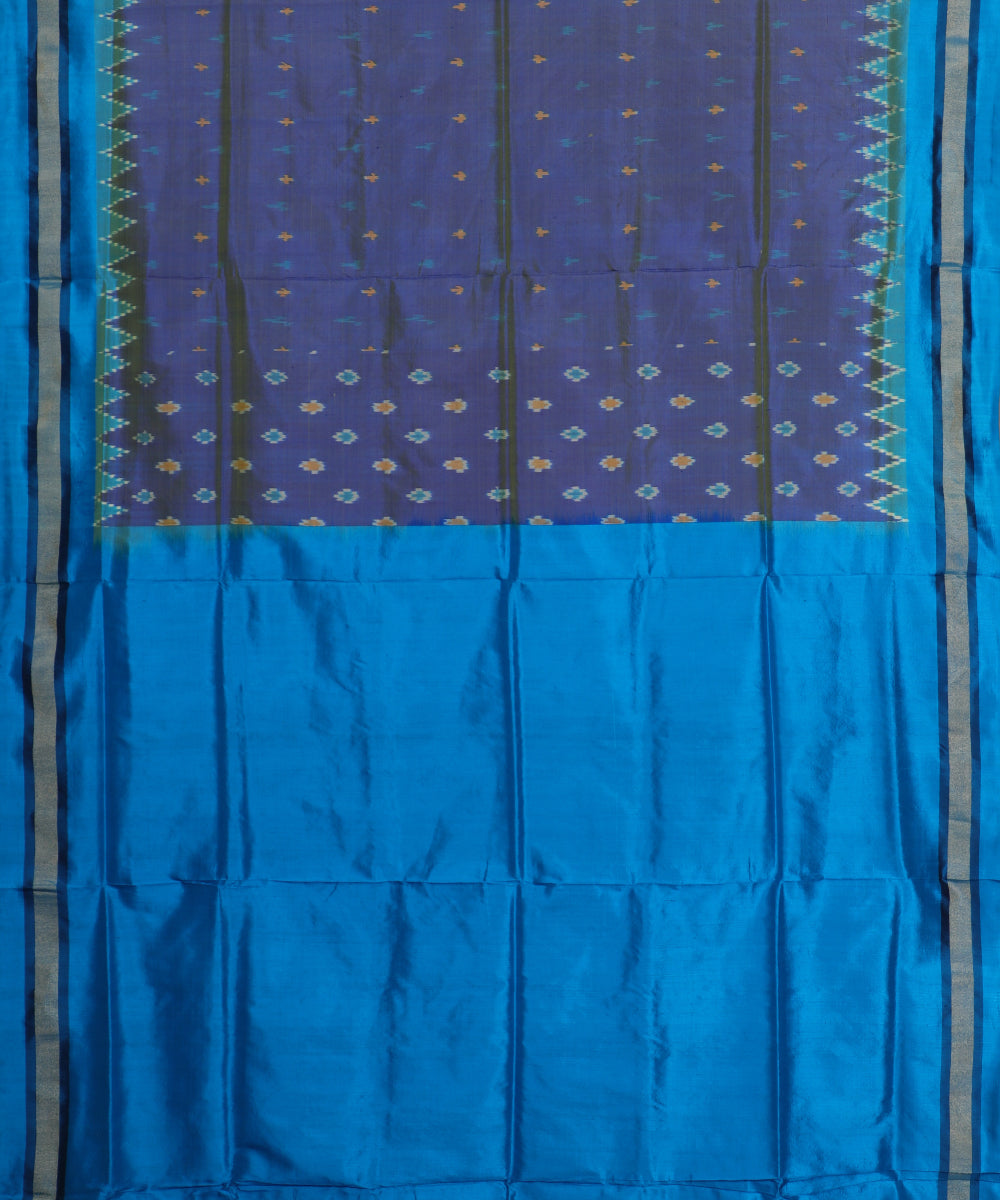 Multi-shade handloom pochampally silk saree