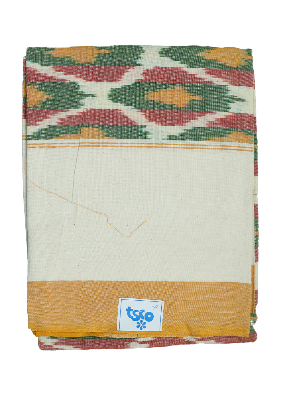 Multi-color handwoven pochampally single cot bedsheet