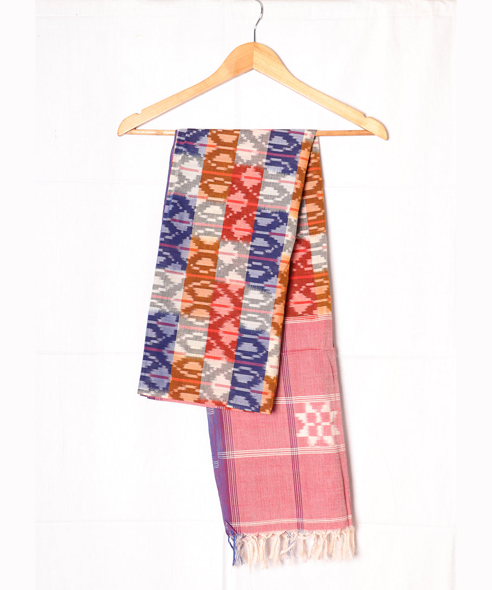 Multi-color handloom pochampally dupatta