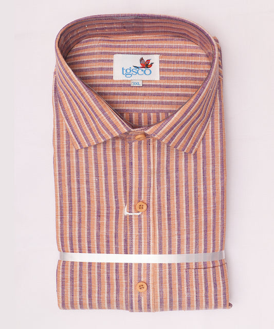 Multi-color handloom pochampally shirt