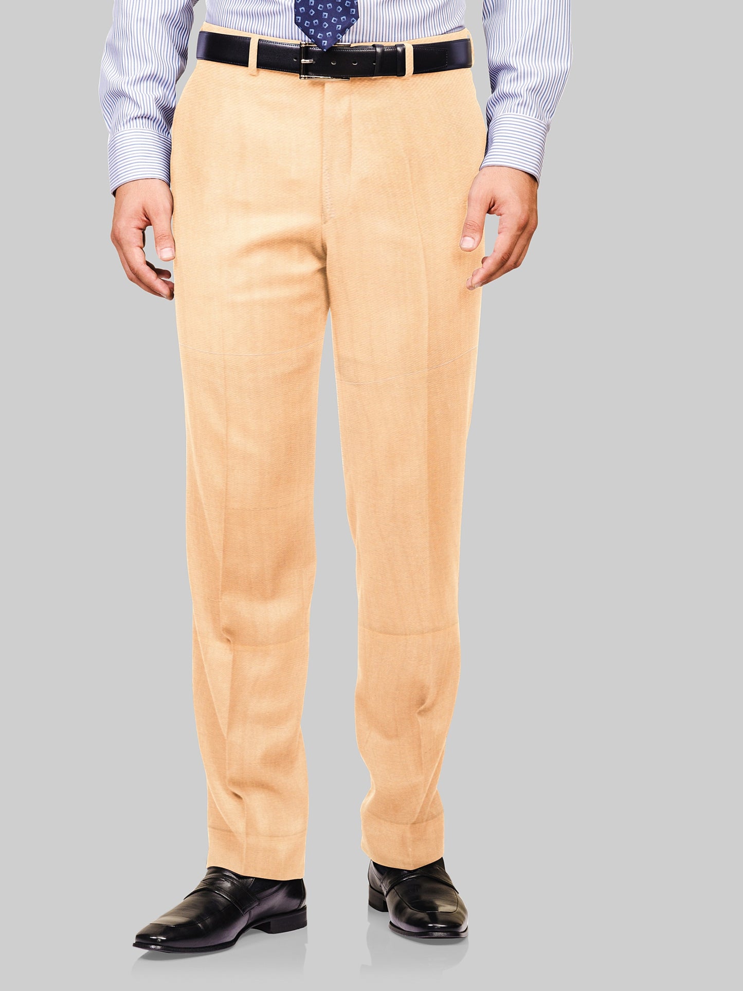 Beige color handloom mens cotton trouser