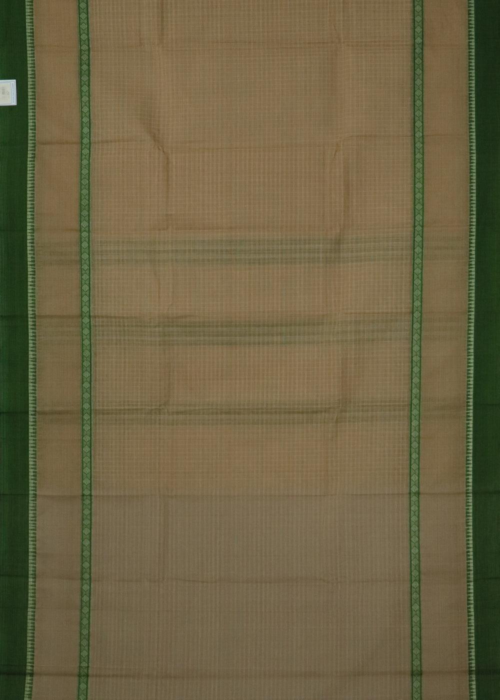 Ecru color handloom narayanpet cotton saree