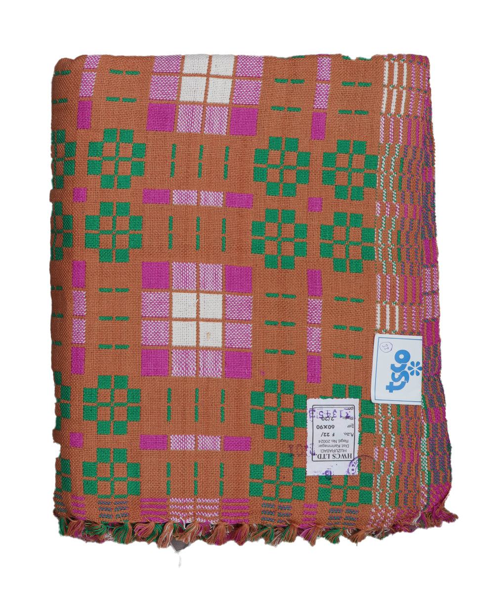 Handwoven double cot karimnagar bedsheet