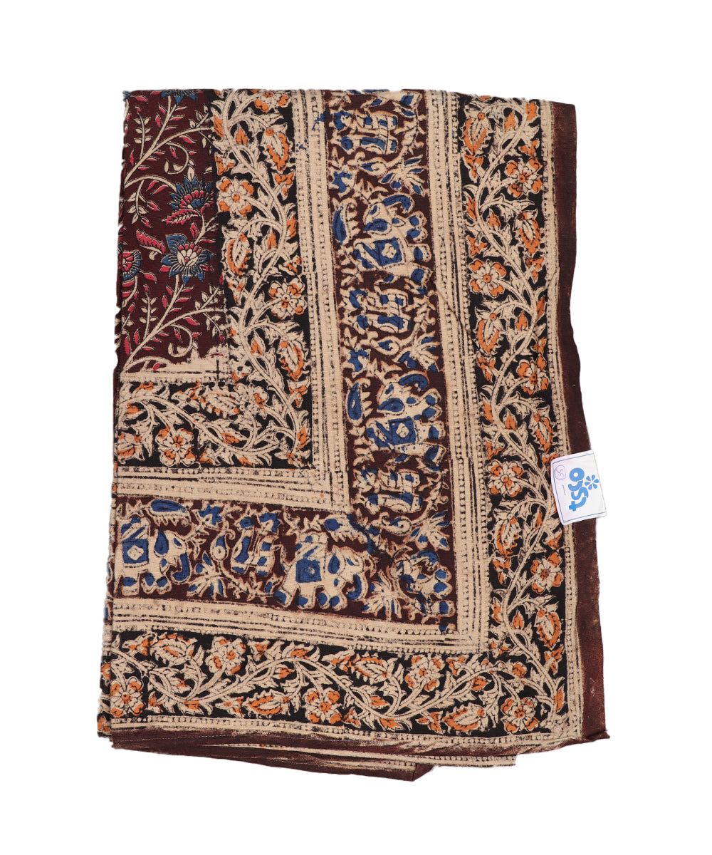 Kalamkari handblock print Cotton Double Bedsheet