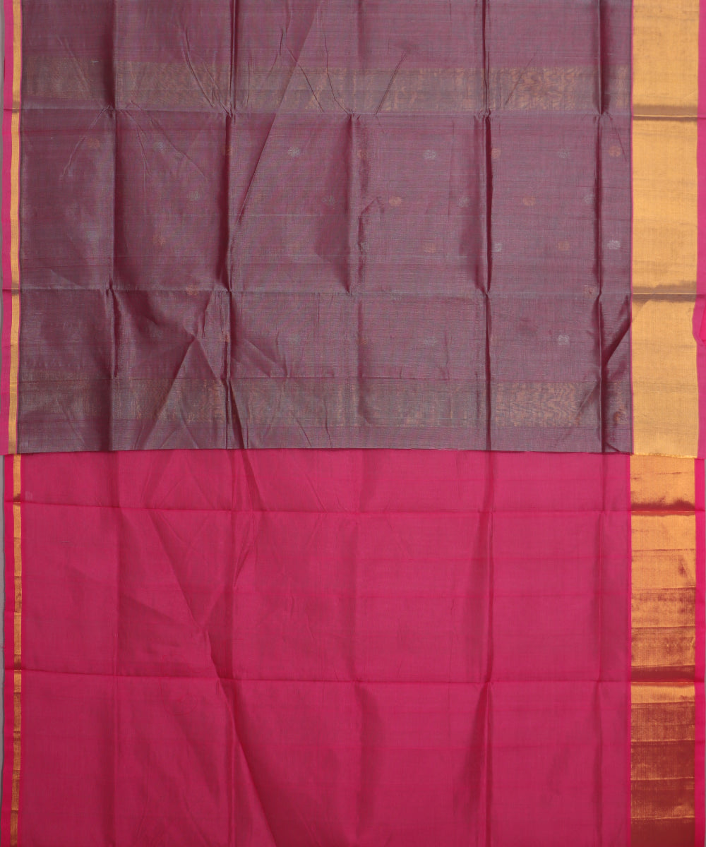 Multi-shade handloom venkatagiri sico saree