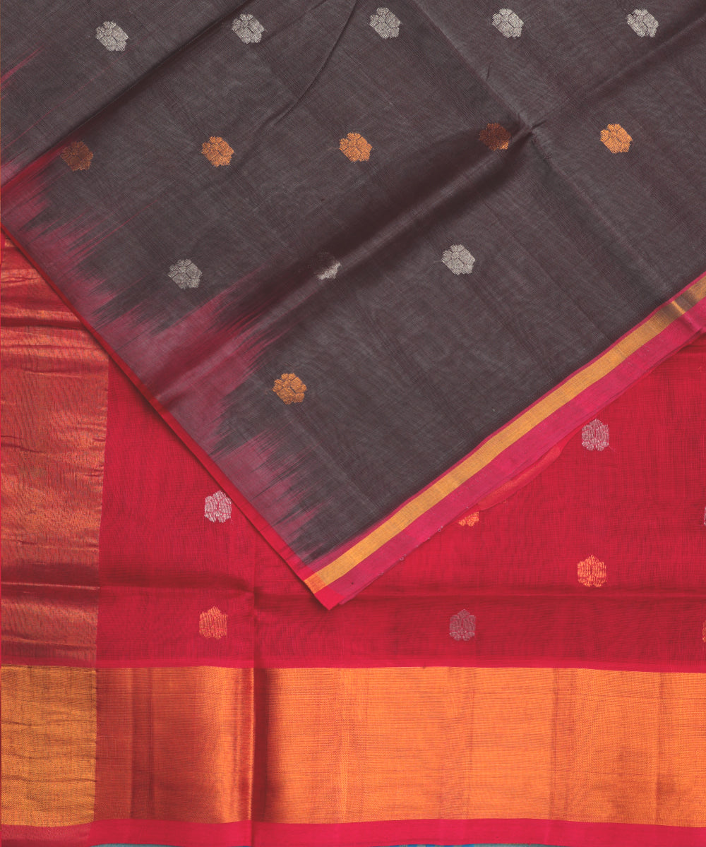 Multi-shade handloom venkatagiri sico saree