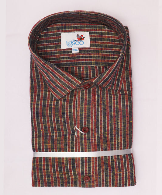 Multi-color handloom pochampally shirt