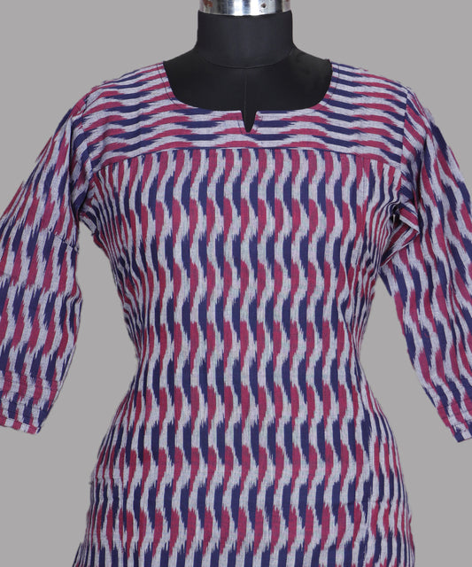 Handloom pochampally ikat long top