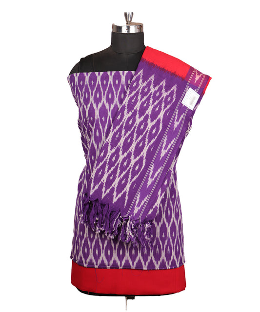 Grape violet color handloom pochampally punjabi suit