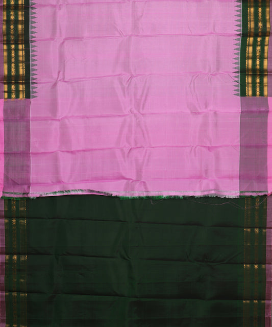 Helio color handloom Gadwal Silk saree