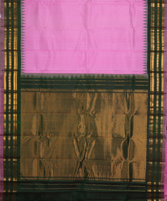 Helio color handloom Gadwal Silk saree