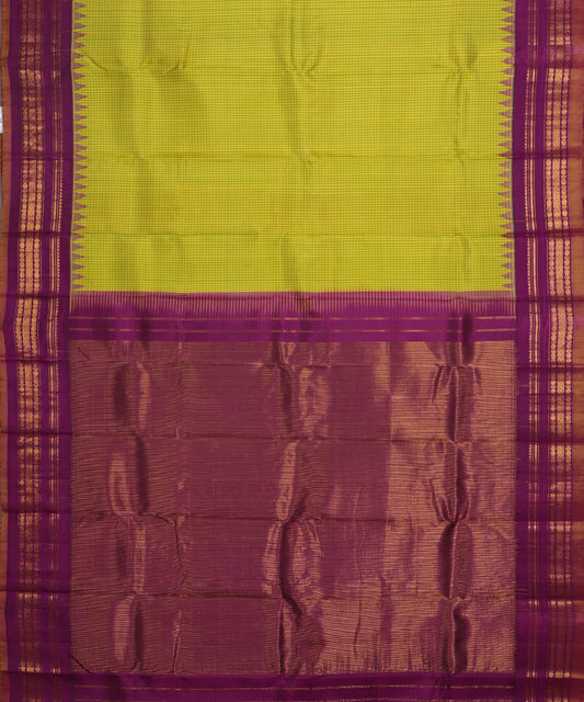 Multi-color handloom Gadwal Silk saree