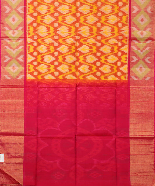 Multi-shade handloom pochampally sico saree