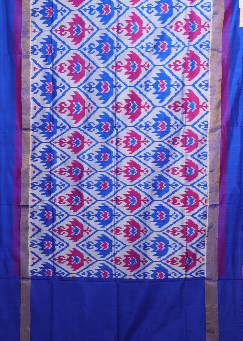 Multi color handloom rajkot silk saree